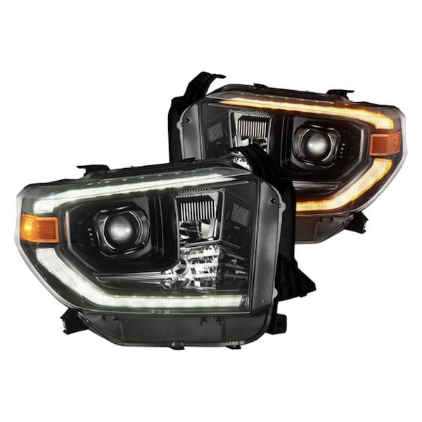 Alpharex Usa Luxx Series Projector LED Headlights for 2014-2021 Toyota Tundra 880836 - main